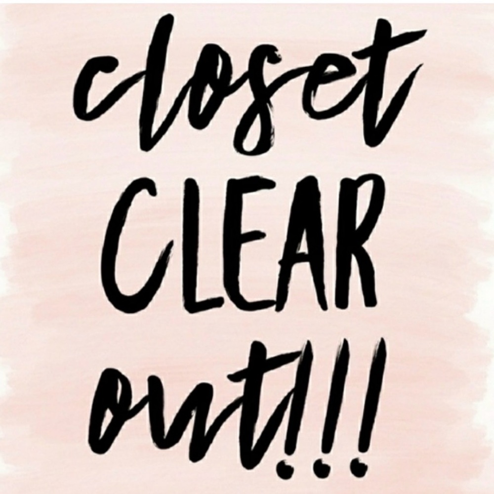 Closet sale.  Make an offer